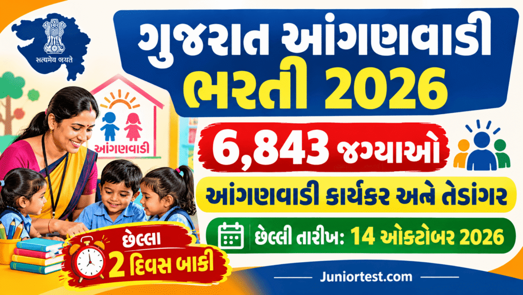 Gujarat Anganwadi Recruitment 2026