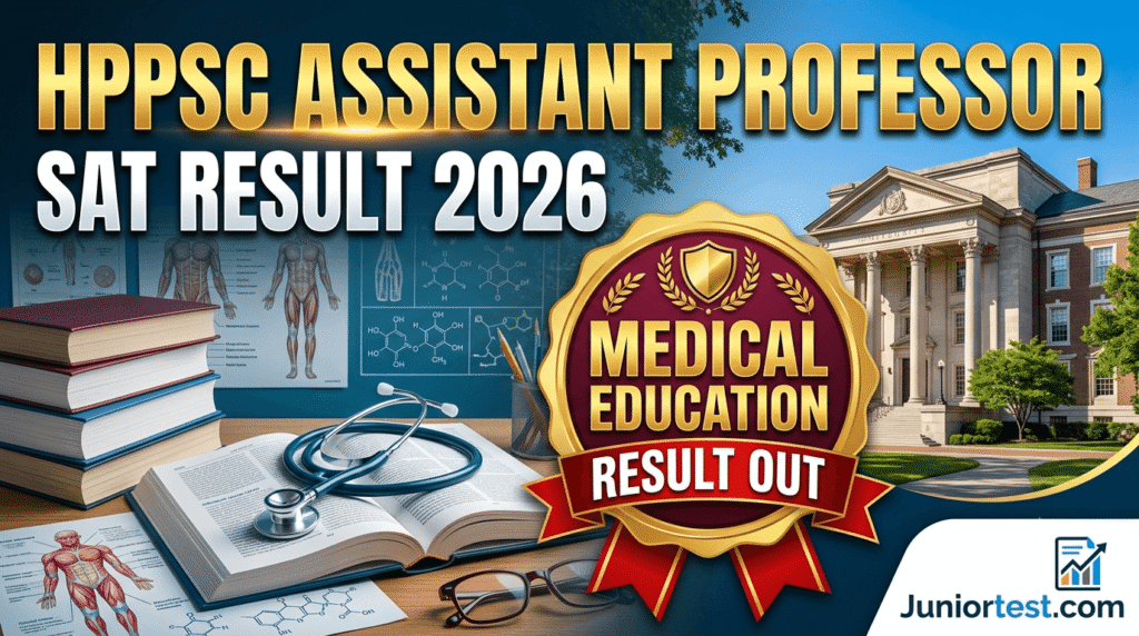 HPPSC Assistant Professor SAT Result 2026
