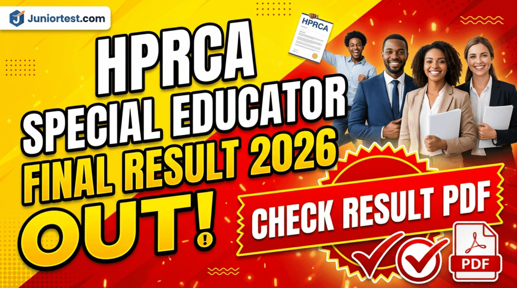 HPRCA Special Educator Final Result