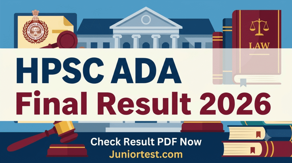 HPSC ADA Final Result 2026