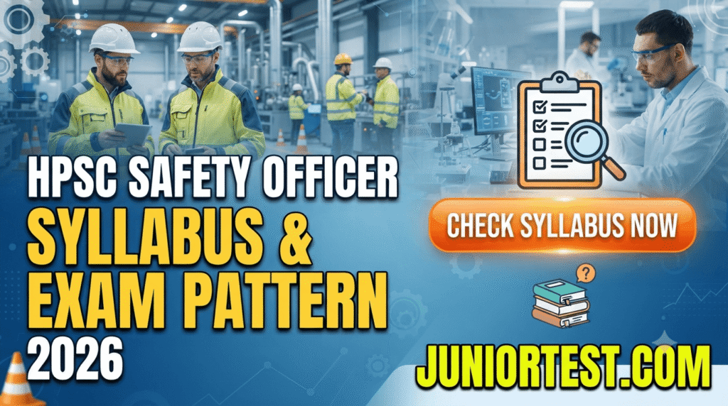HPSC Safety Officer Syllabus 2026
