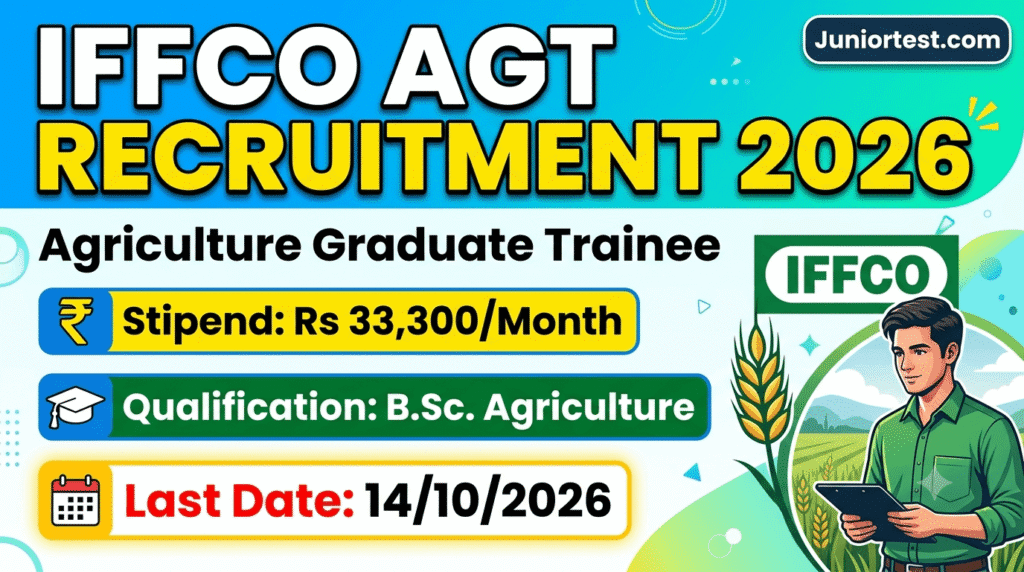 IFFCO AGT Recruitment 2026