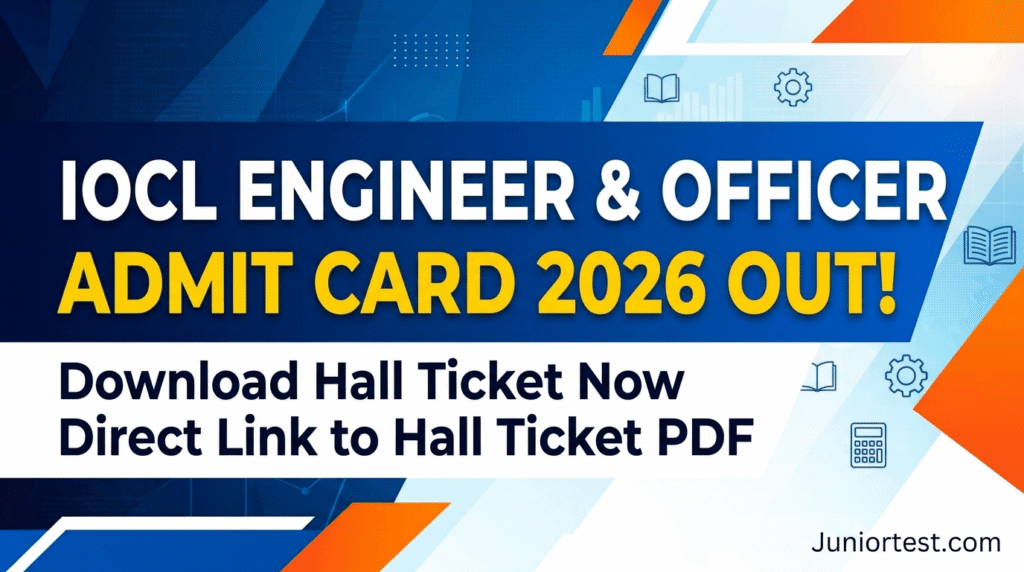 IOCL Executive Admit Card 2026