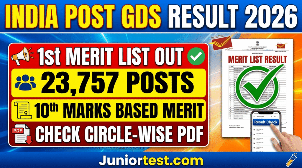 India Post GDS Result