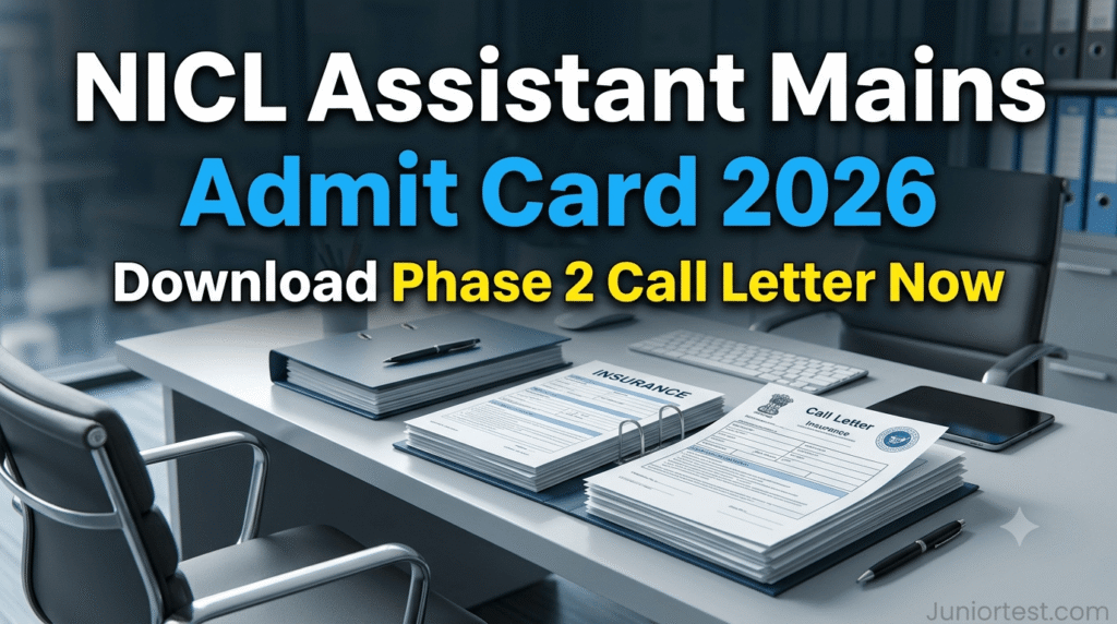 NICL Assistant Mains Admit Card