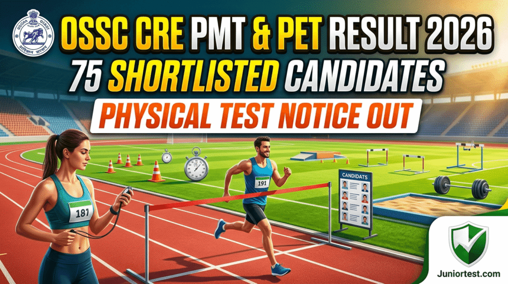 OSSC CRE PMT & PET Shortlist 2026