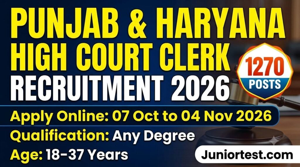SSSC Punjab Clerk Recruitment