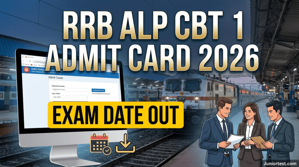 RRB ALP CBT 1 Admit Card 2026