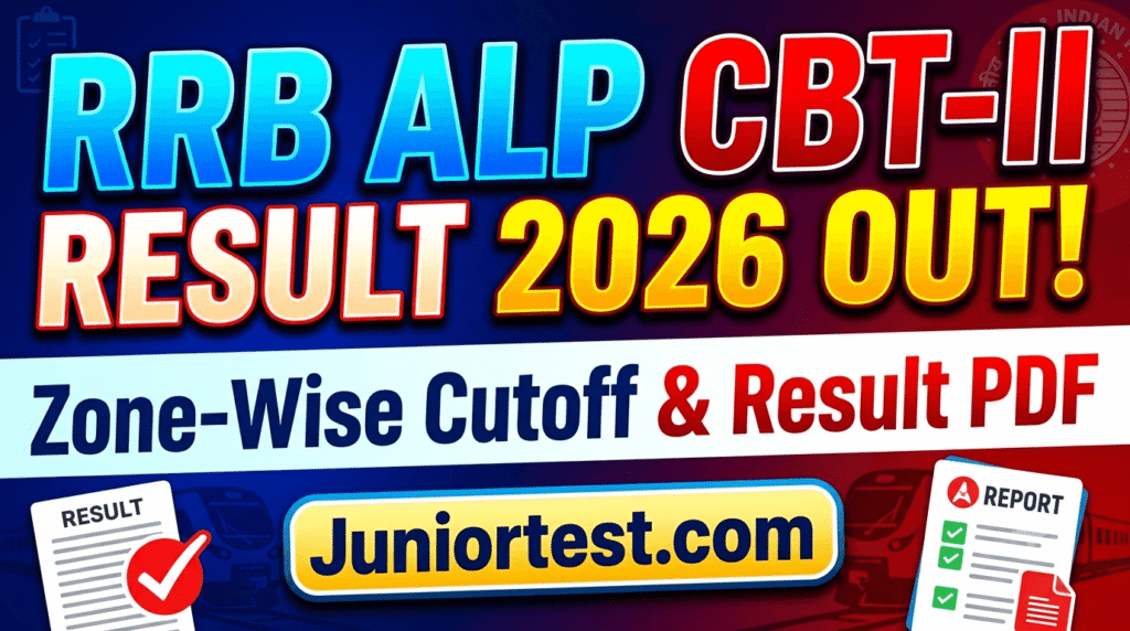 RRB ALP CBT-II Result 2026
