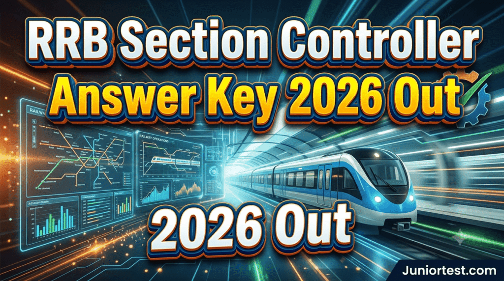 RRB Section Controller Answer Key 2026