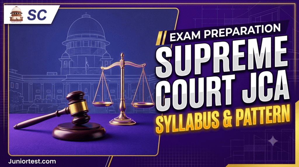 Supreme Court JCA Syllabus 2026