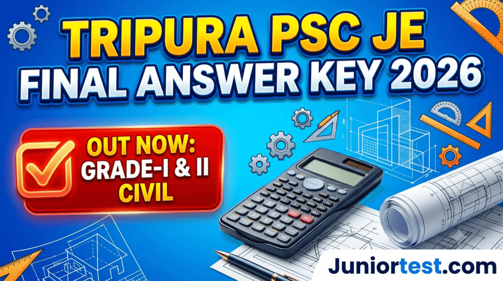 PSC Junior Engineer Final Answer Key