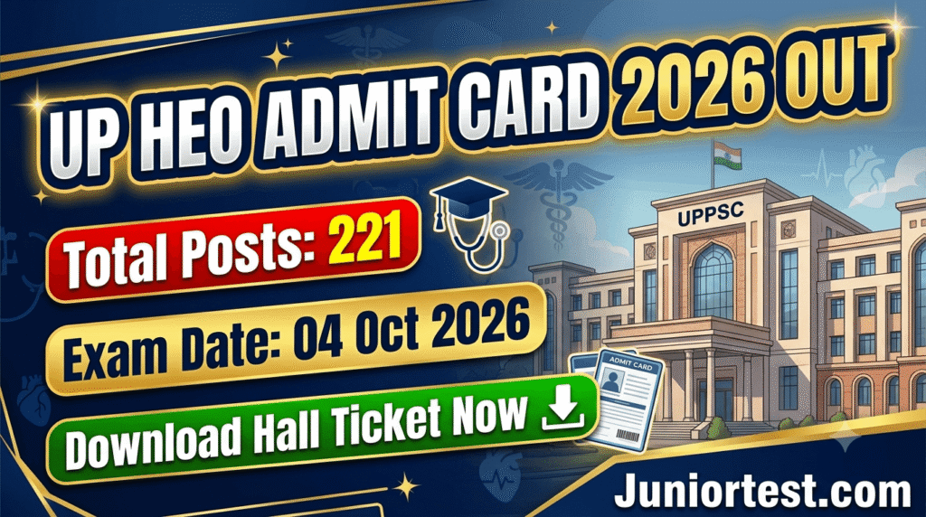 UP HEO Admit Card 2026