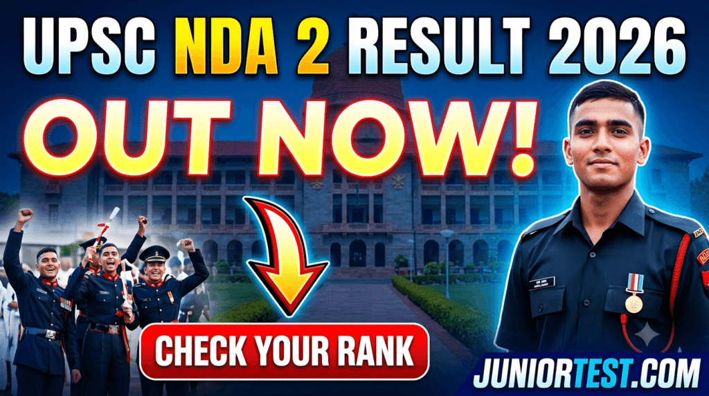UPSC NDA 2 Result 2026