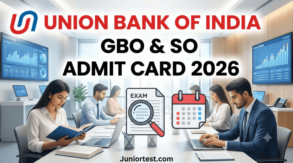 Union Bank of India SO Admit Card